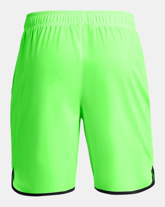 Men's UA HIIT Woven Shorts, Green, pdpMainDesktop image number 6